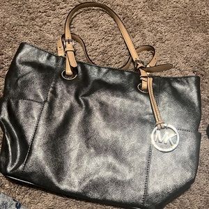Chrome Michael Kors tote